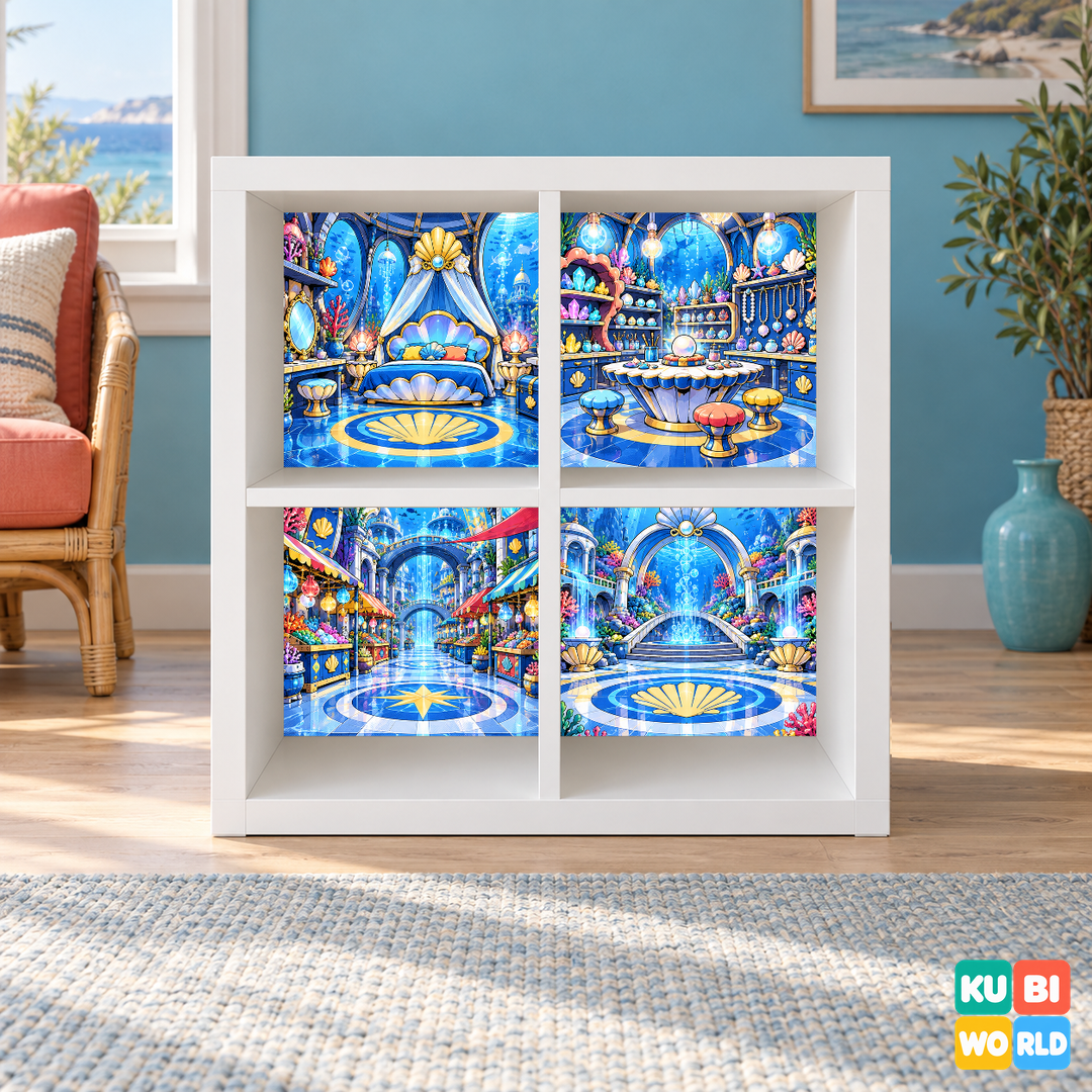 Ocean Kingdom Manga Backdrop - presentation view