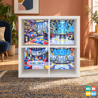 Manga Hero Academy Backdrop - presentation view