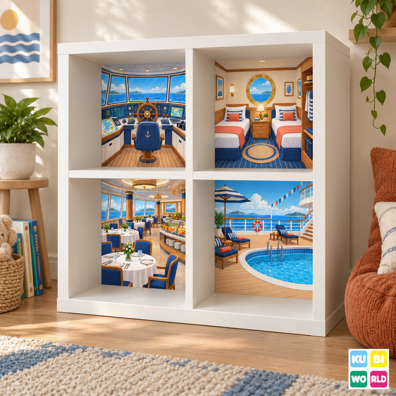 Cruise Ship Backdrop - presentation view