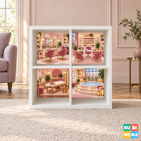 Girly Beauty Salon and Spa Backdrop - presentation view
