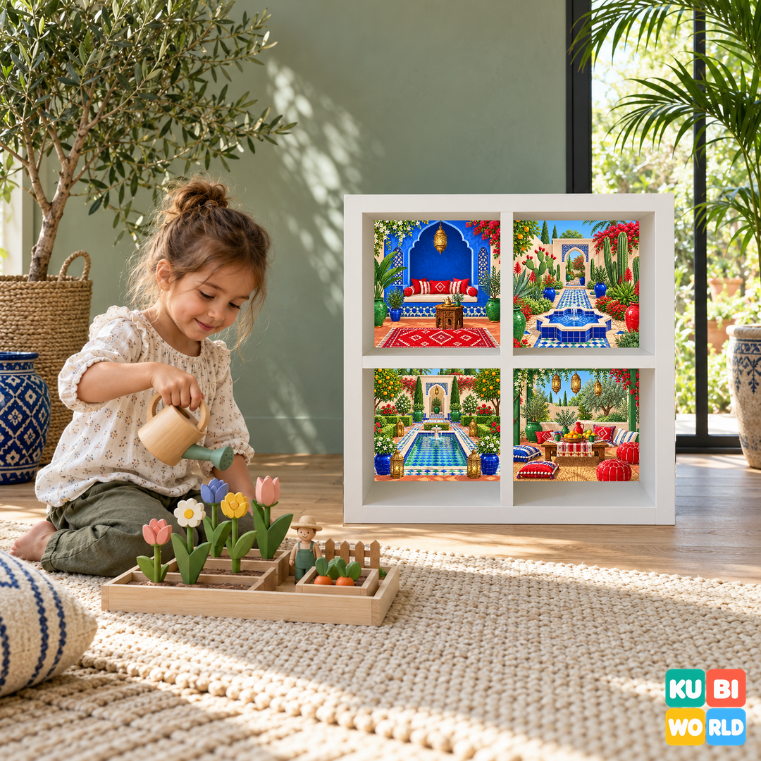 Moroccan Garden Backdrop - ambience view
