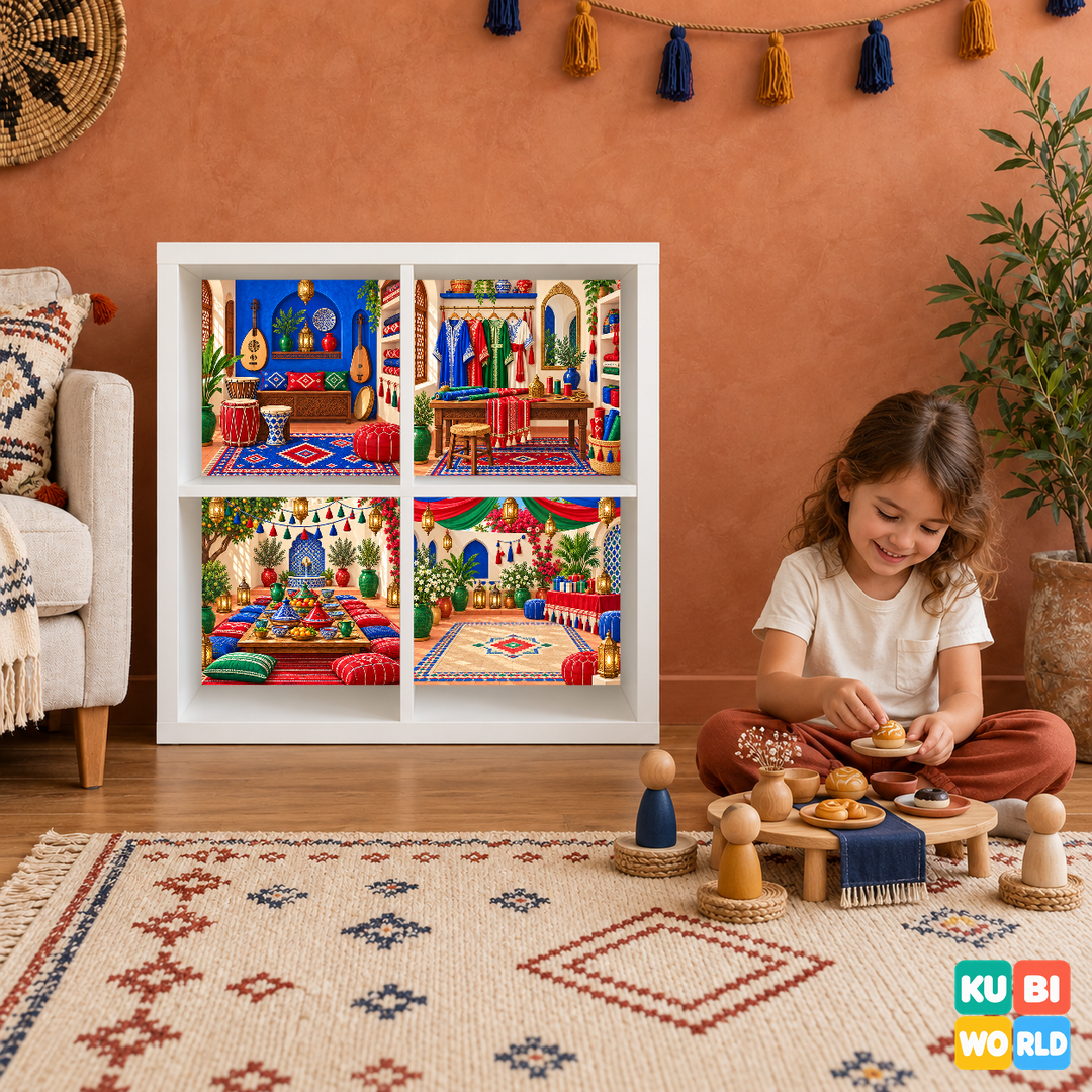 Moroccan Celebration Backdrop - ambience view
