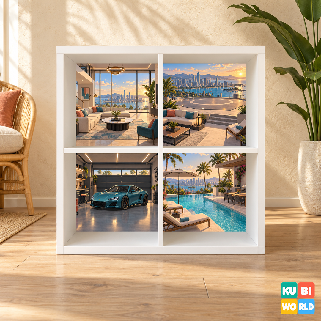 California City Villa Backdrop - presentation view