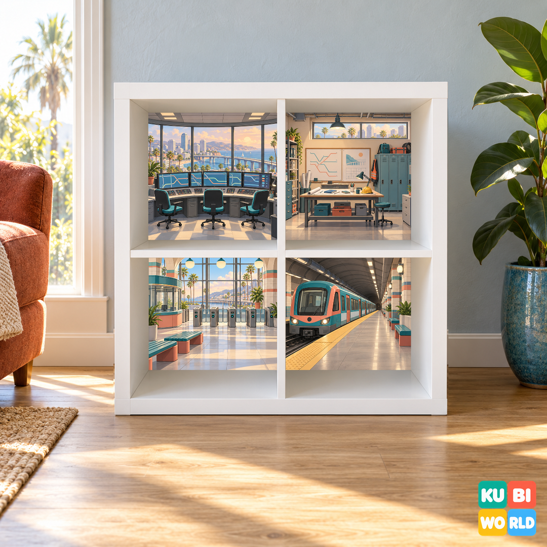 California City Metro Backdrop - presentation view