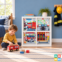 Fire Station Backdrop - ambience view