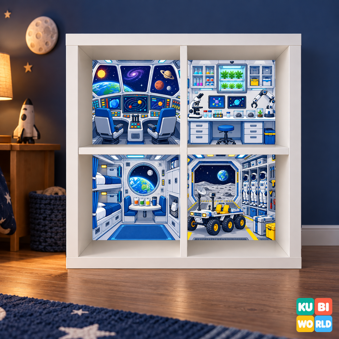 Space Station Backdrop - presentation view